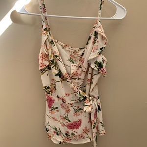 Floral wrap tank
